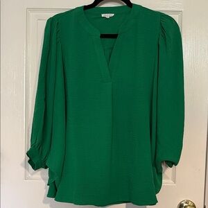 JODIFL Vibrant Green Blouse